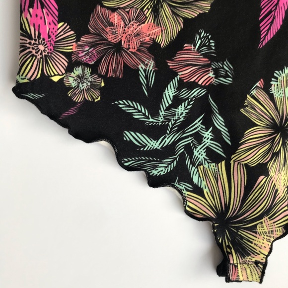 NEW Free People Off Shoulder Bodysuit Floral Small - Picture 6 of 8